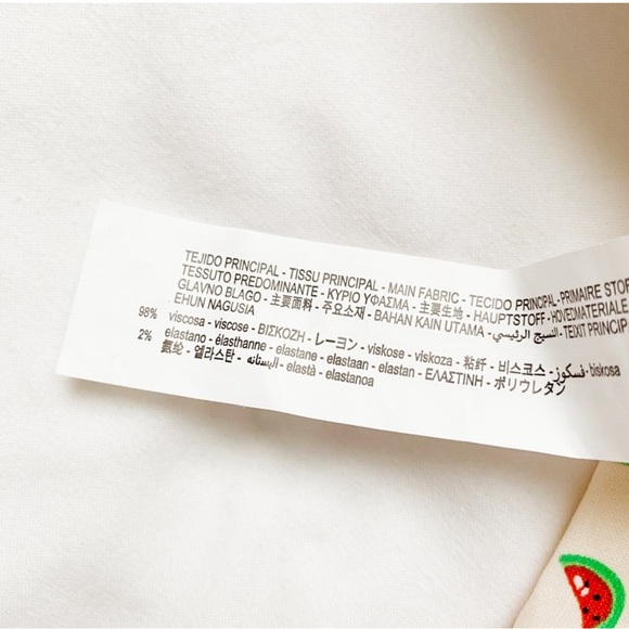 NWT Watermelon Print Lace Up Back Sleeveless Top - Picture 7 of 11